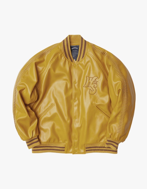 WKNDRS W Leather Jacket - Mustard | HEIGHTS | 하이츠 온라인 스토어