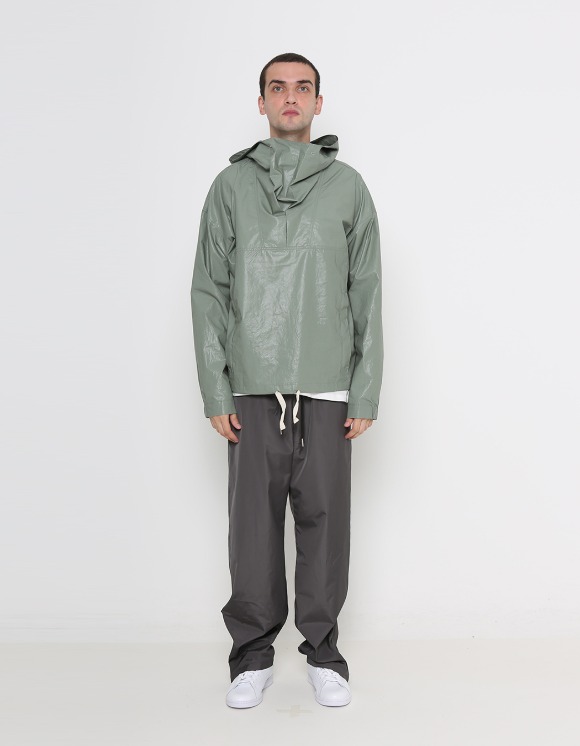 Plastic Product Coated Anorak - Olive | HEIGHTS. | International Store