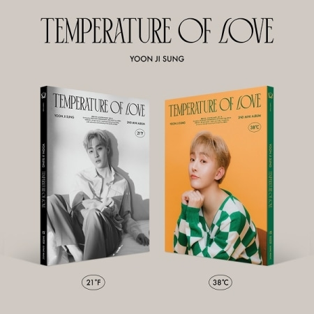 윤지성(Yoon Ji Sung) - 2ND MINI ALBUM [Temperature of Love] (21℉ ver. + 38℃ ver. = 2CD SET)케이팝스토어(kpop store)