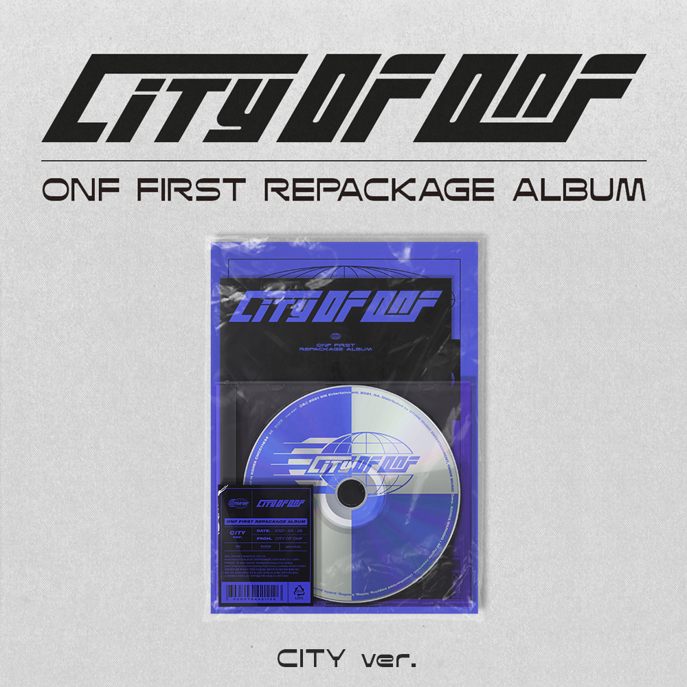 온앤오프(ONF) - REPACKAGE ALBUM [CITY OF ONF] (CITY ver.)케이팝스토어(kpop store)