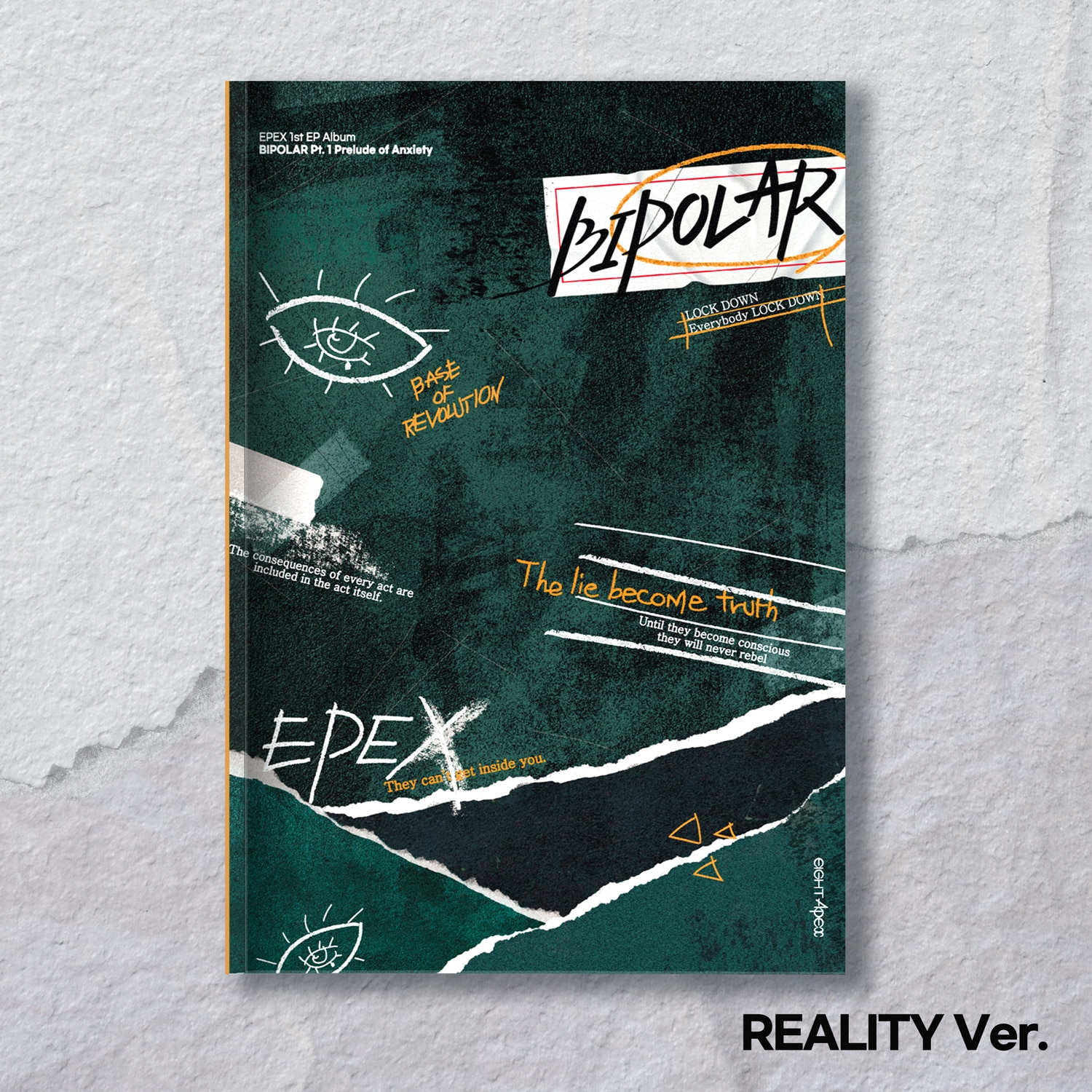 EPEX(이펙스) - 1st EP Album [Bipolar Pt.1 불안의 서] (REALITY ver.)케이팝스토어(kpop store)