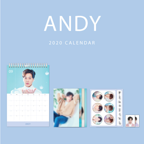 ANDY - 2020 台历 (2020 CALENDAR)케이팝스토어(kpop store)