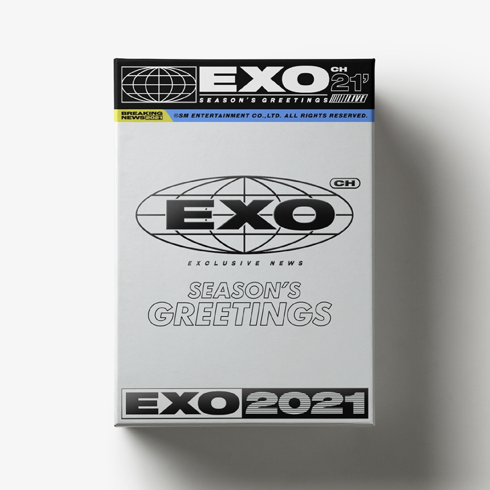 [예약 판매] 엑소(EXO) - 2021 시즌 그리팅케이팝스토어(kpop store)
