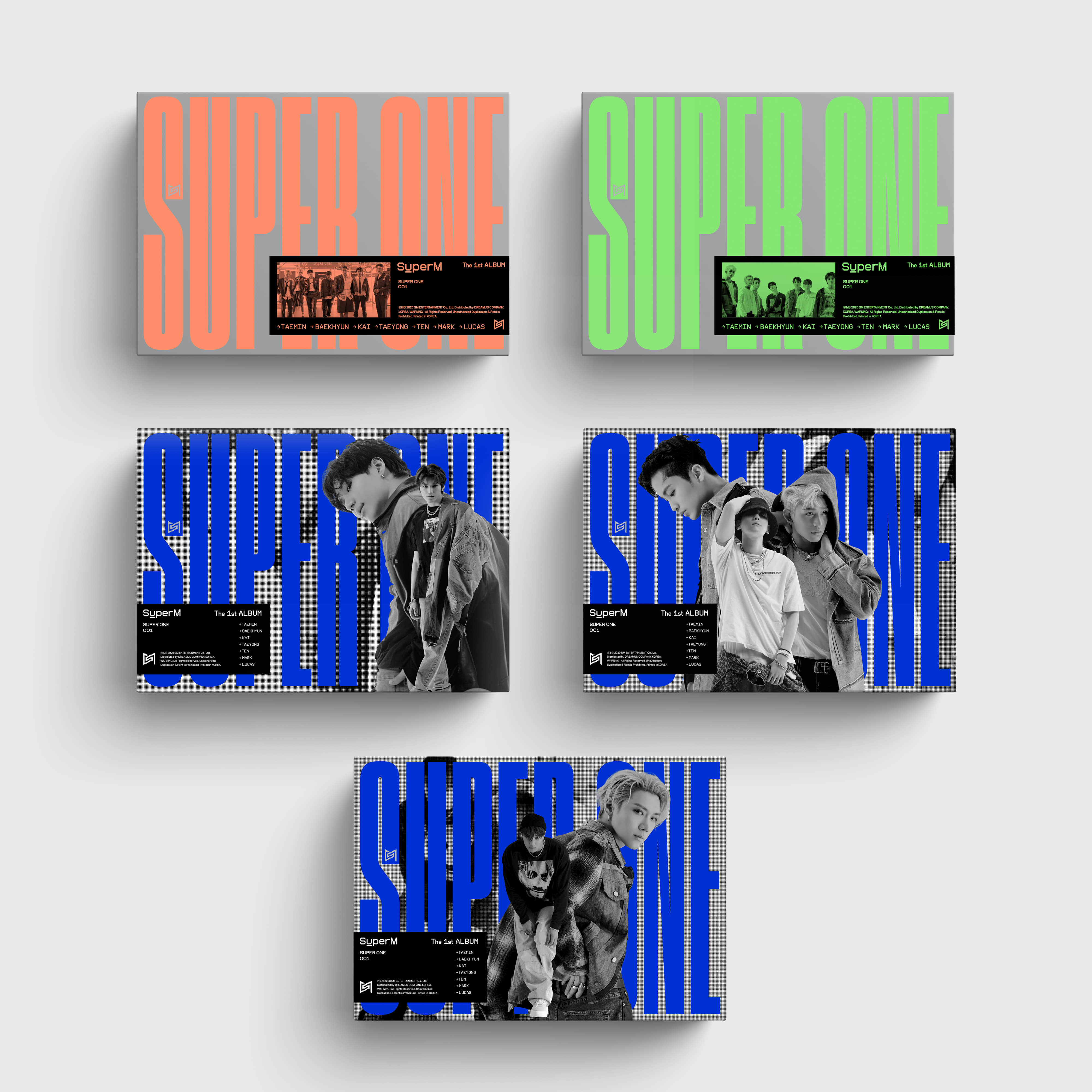 [PRE-ORDER] 슈퍼엠(SuperM) - Album Vol.1 [Super One] (Random Ver.)케이팝스토어(kpop store)