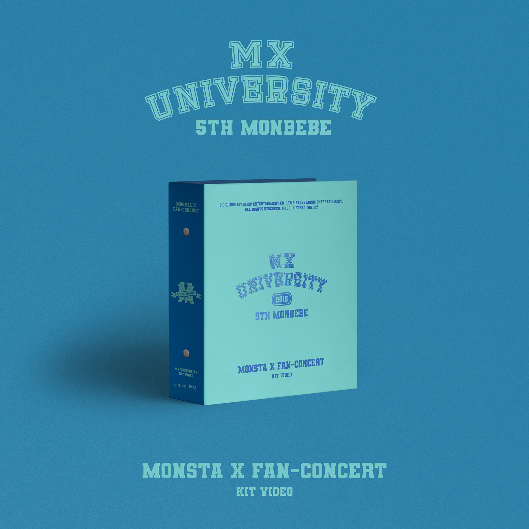 몬스타엑스 (MONSTA X) - 2021 FAN-CONCERT [MX UNIVERSITY] KIT VIDEO케이팝스토어(kpop store)