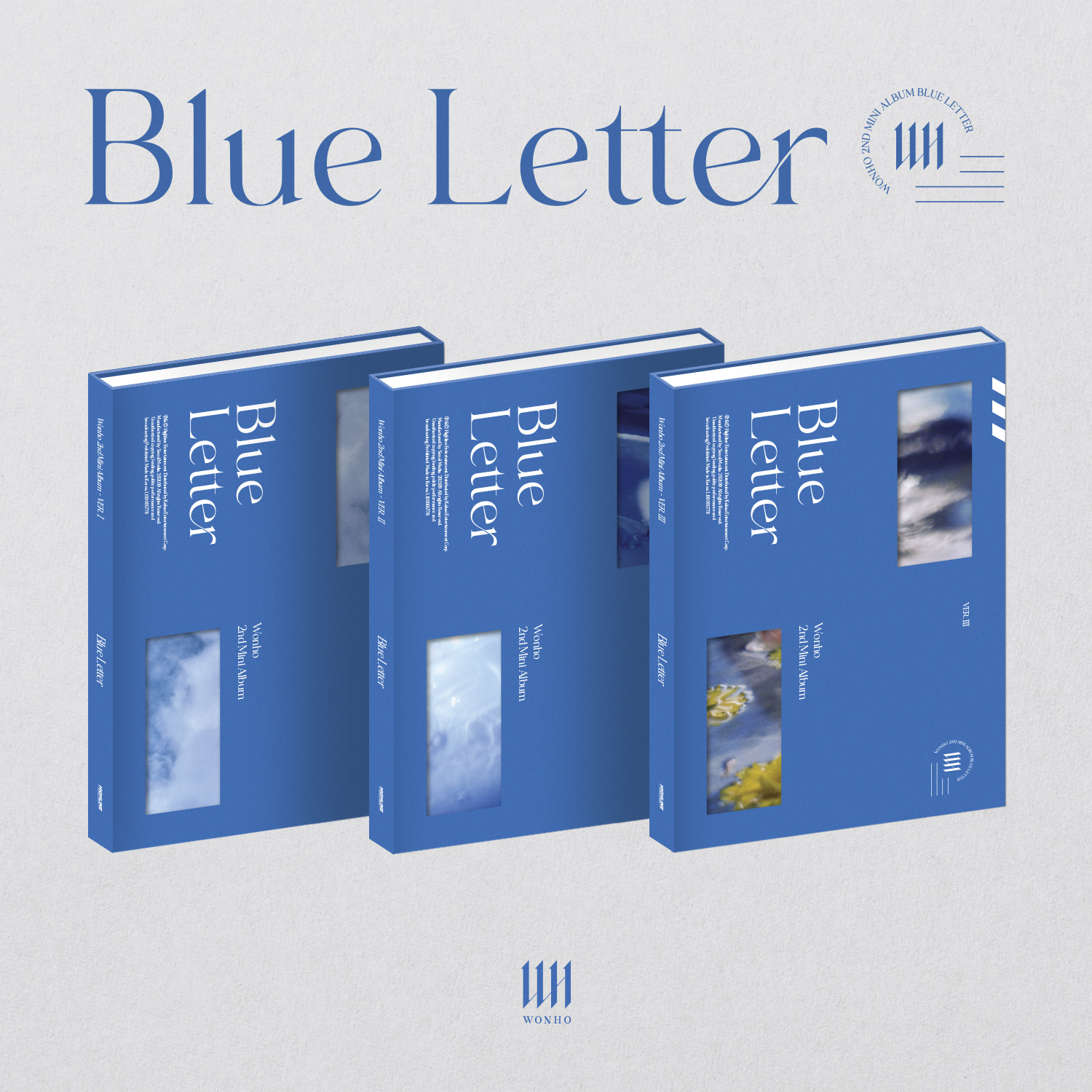 원호(WONHO) - 미니 2집 [Blue letter] (랜덤 버전)케이팝스토어(kpop store)