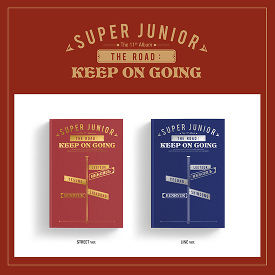 슈퍼주니어(SUPER JUNIOR) - 정규 11집 [The Road : Keep on Going] (랜덤 버전)케이팝스토어(kpop store)