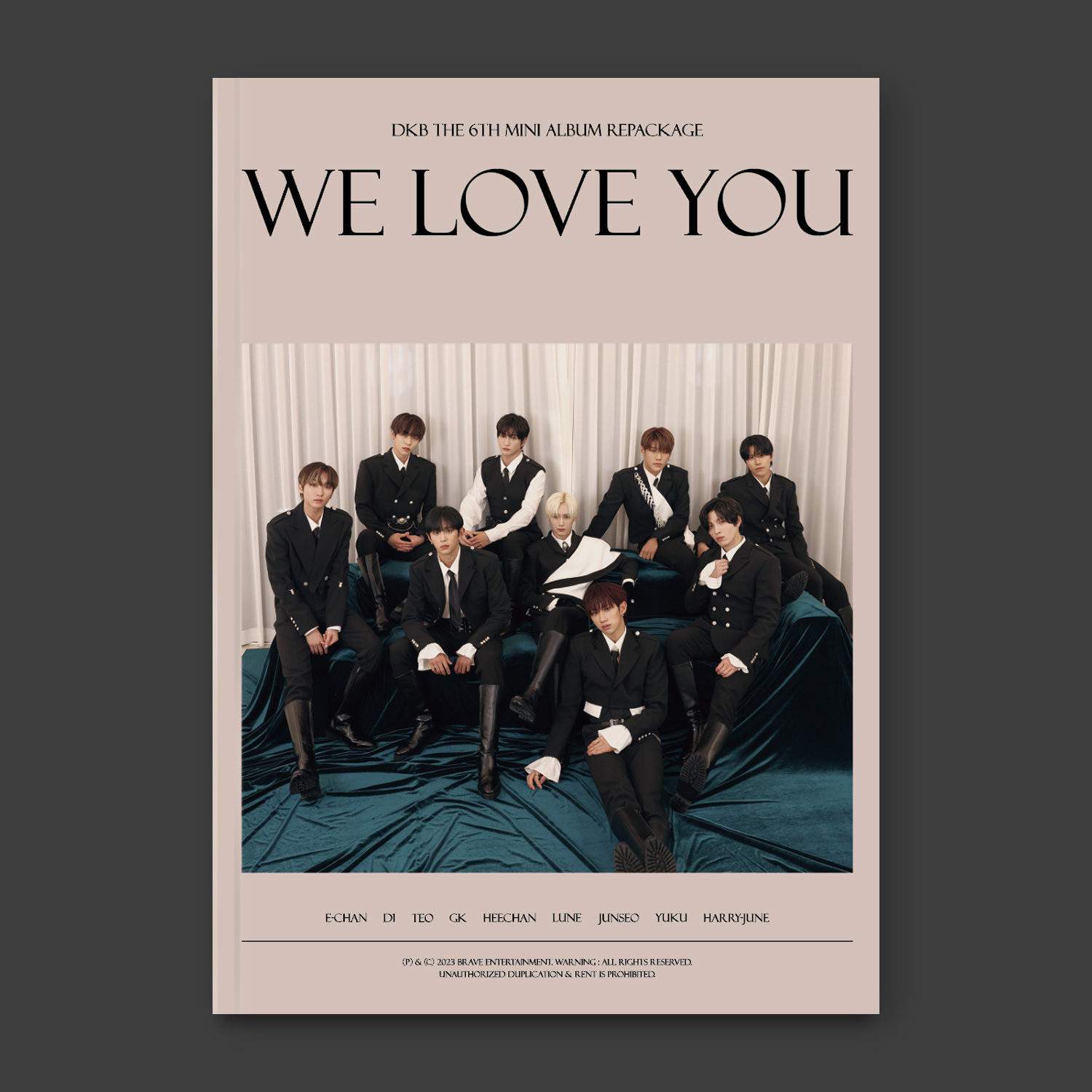 DKB 다크비 (DKB) - 미니앨범 6집 리패키지 [We Love You] (Night Ver.)케이팝스토어(kpop store)