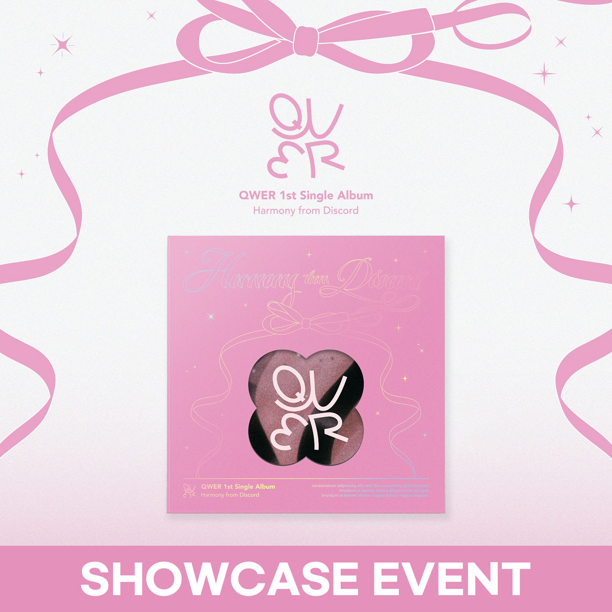 ★SHOWCASE EVENT★  QWER - 1st Single Album [Harmony from Discord]케이팝스토어(kpop store)
