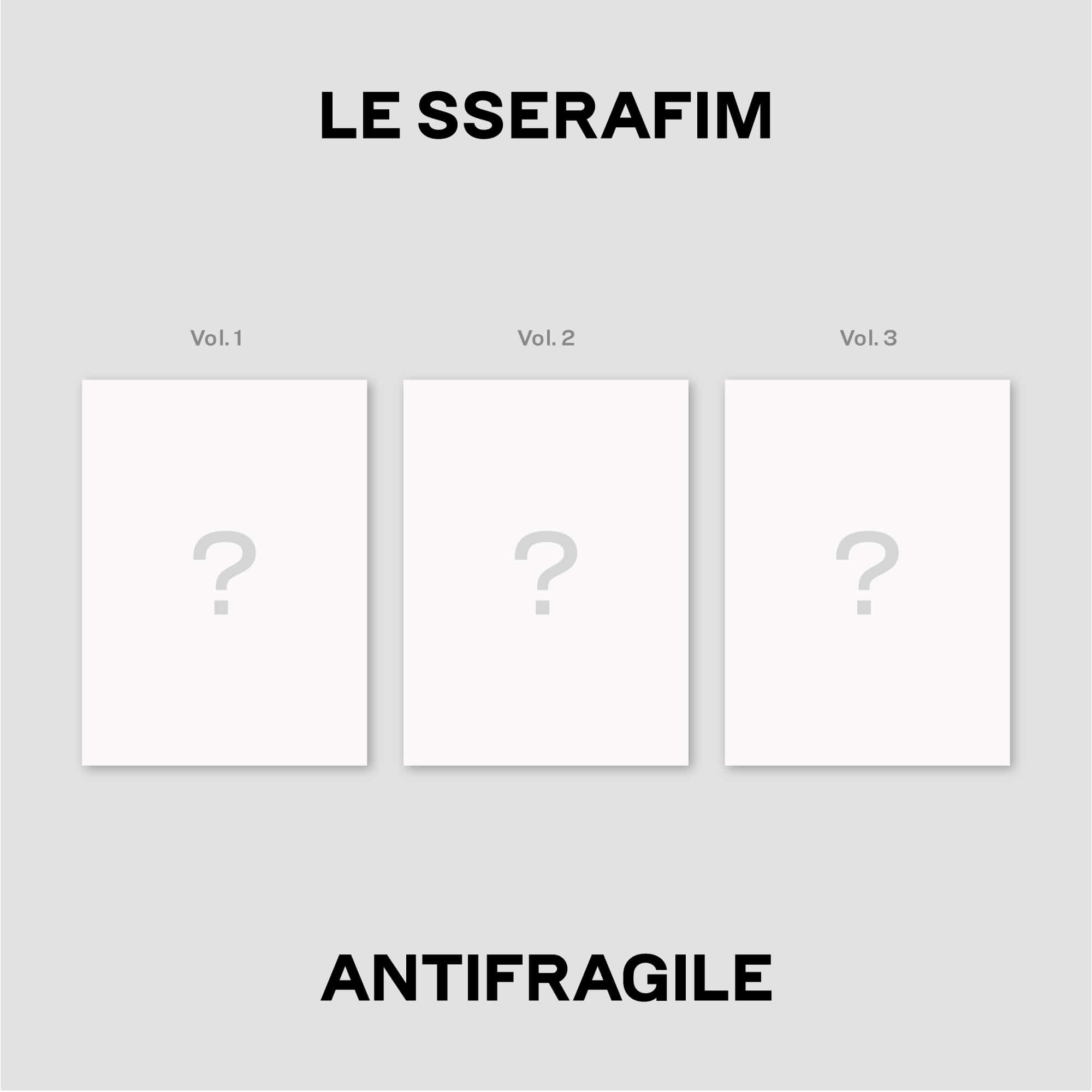[3CD SET] 르세라핌 (LE SSERAFIM) 2nd Mini Album &#039;ANTIFRAGILE&#039;케이팝스토어(kpop store)