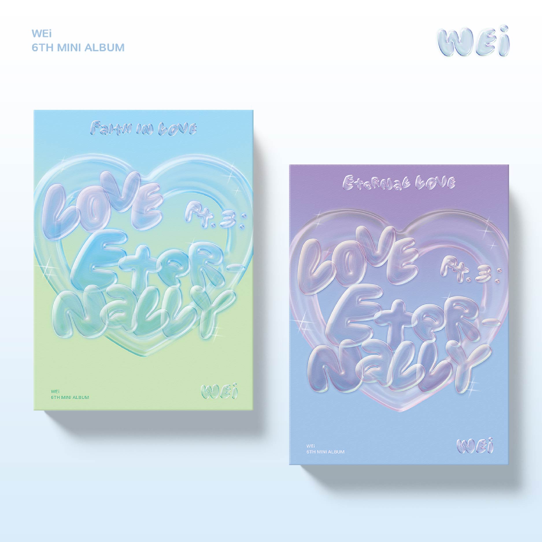 [2CD SET] 위아이(WEi) – 6th Mini Album [Love Pt.3 : Eternally]케이팝스토어(kpop store)