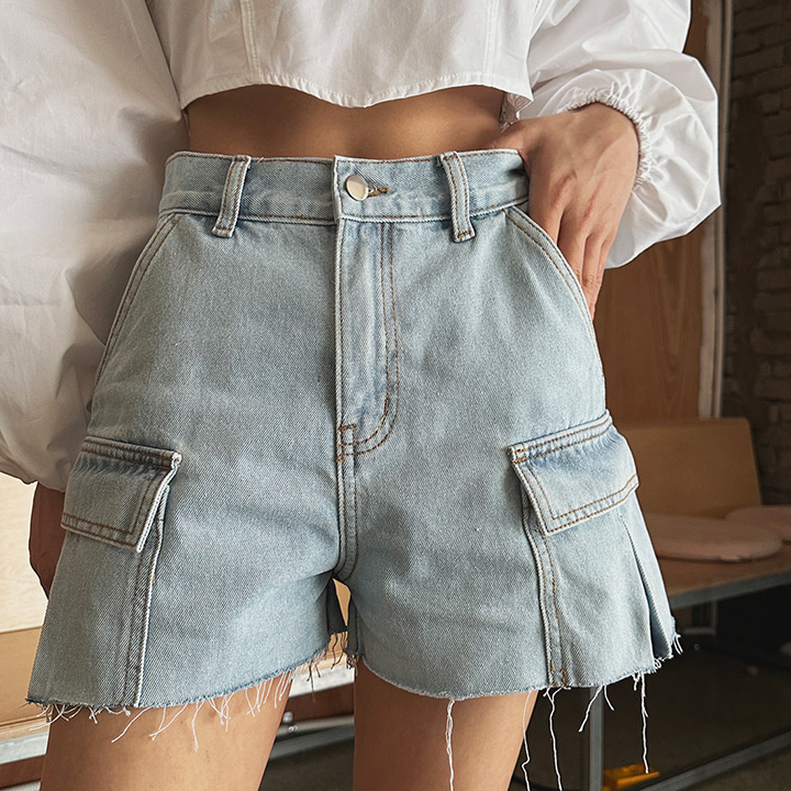 카고데님숏팬츠-shorts