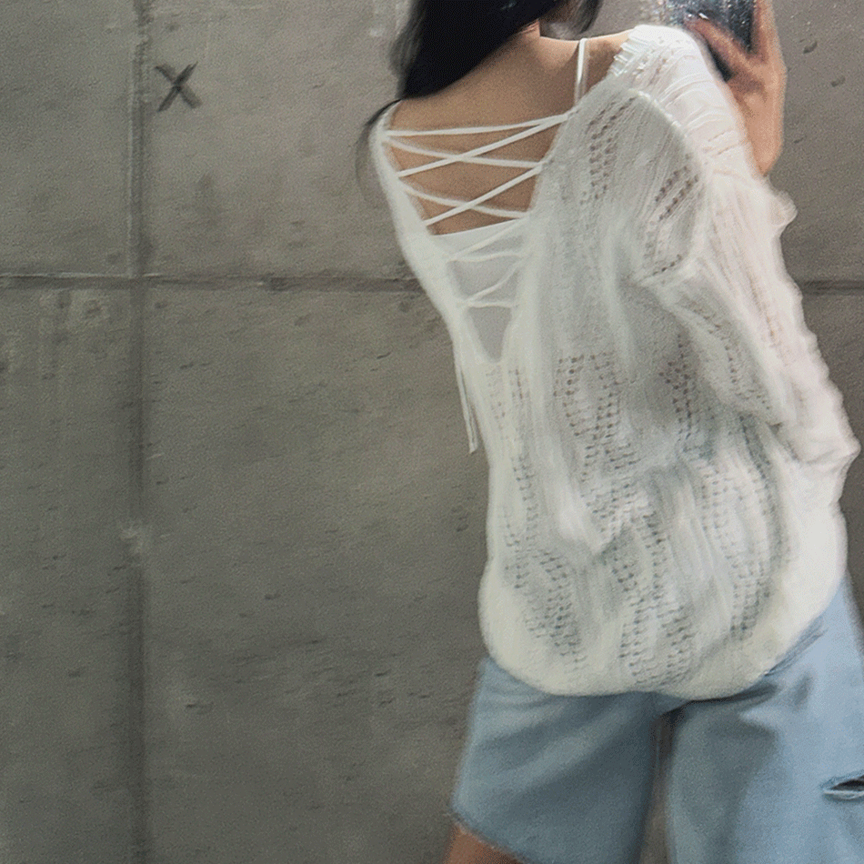 아일렛루즈니트-knit