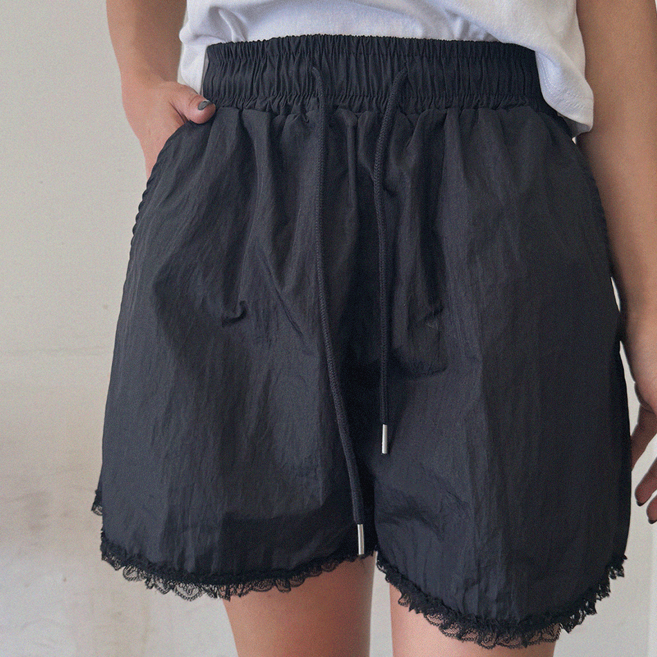 레이스나일론숏팬츠-shorts