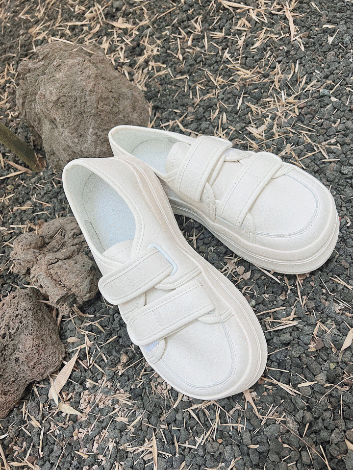 벨크로라운드스니커즈-shoes