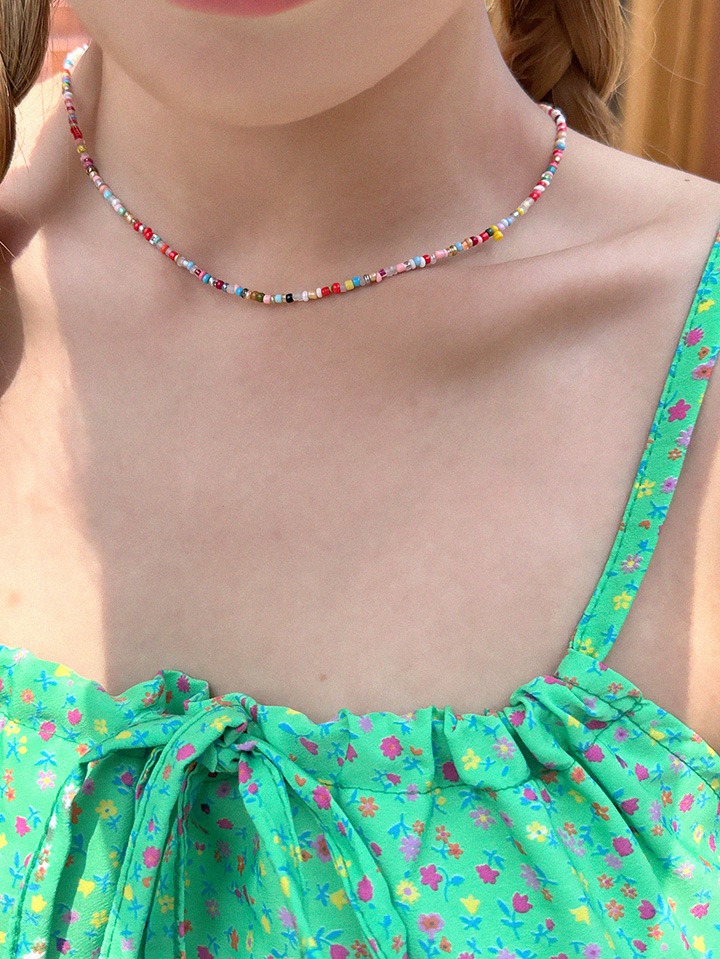 컬러풀미니비즈-necklace