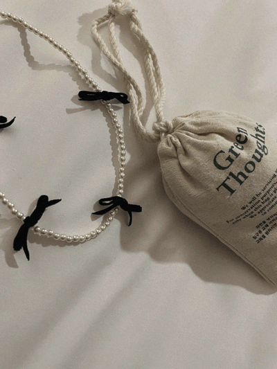 미니리본-necklace