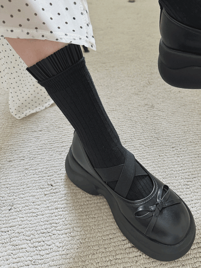 플리츠코튼삭스-socks
