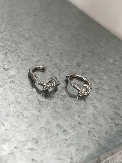 매듭꼬임실버-earring
