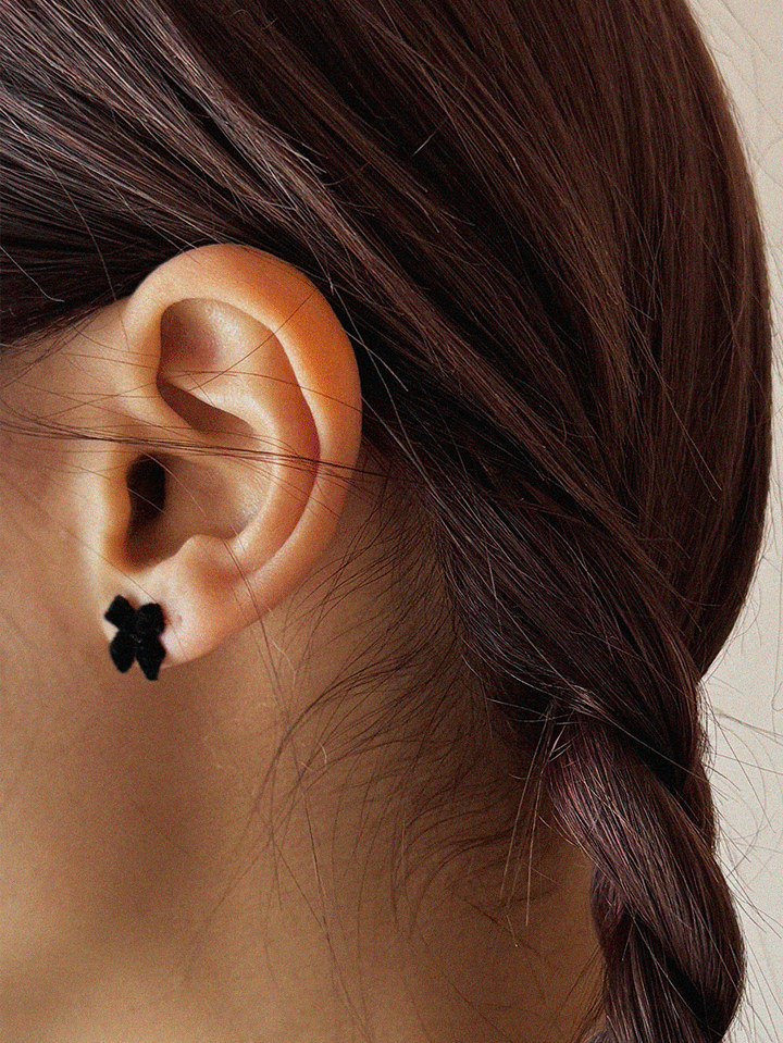 벨벳리본-earring