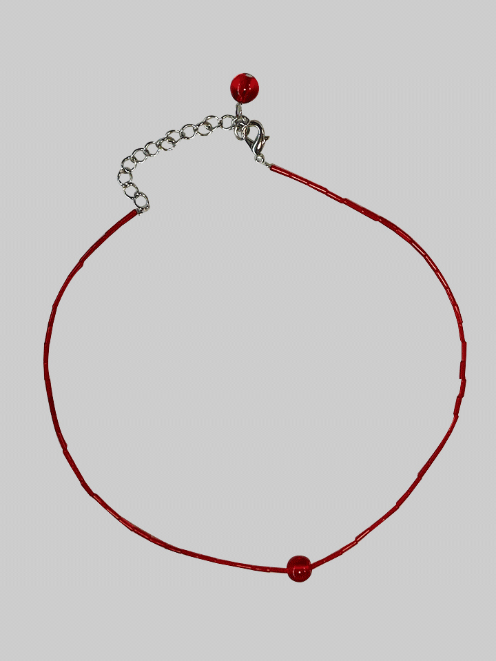 레드볼-necklace
