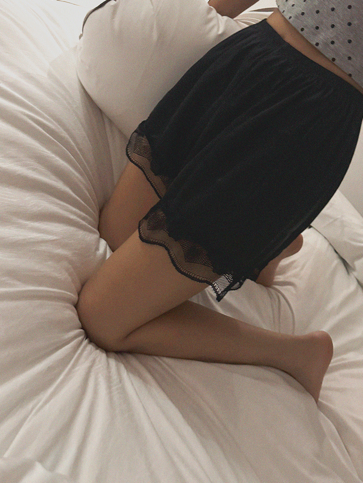 라이트밴딩레이스숏팬츠-shorts