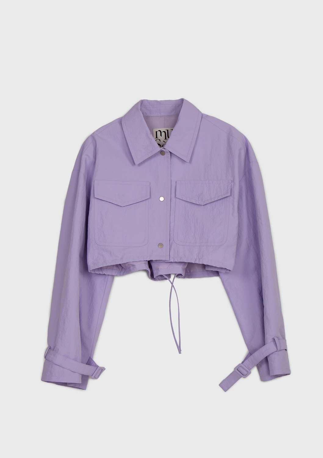 Mused Crop Jacket - Lavender