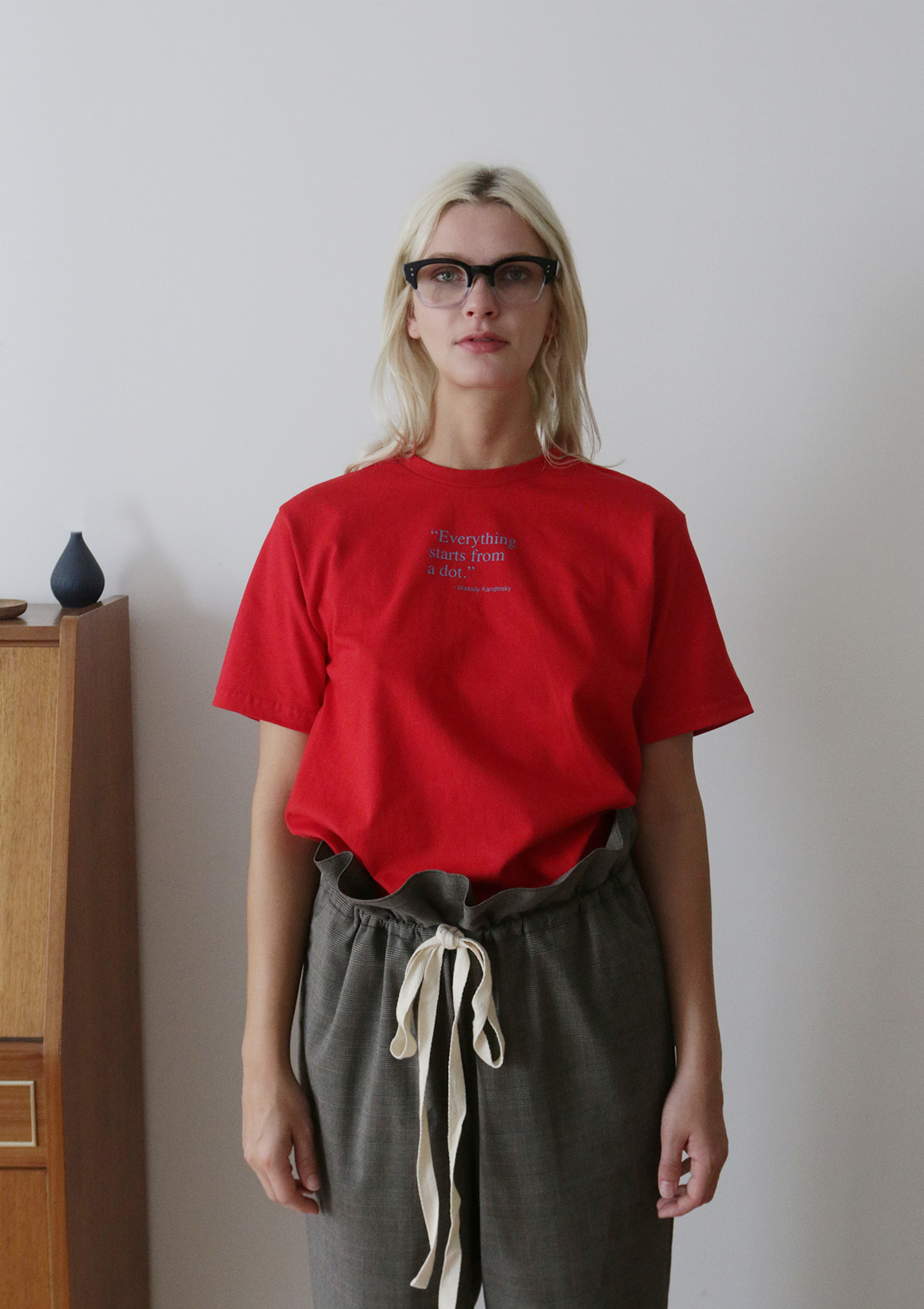 Phrase Tee - Red