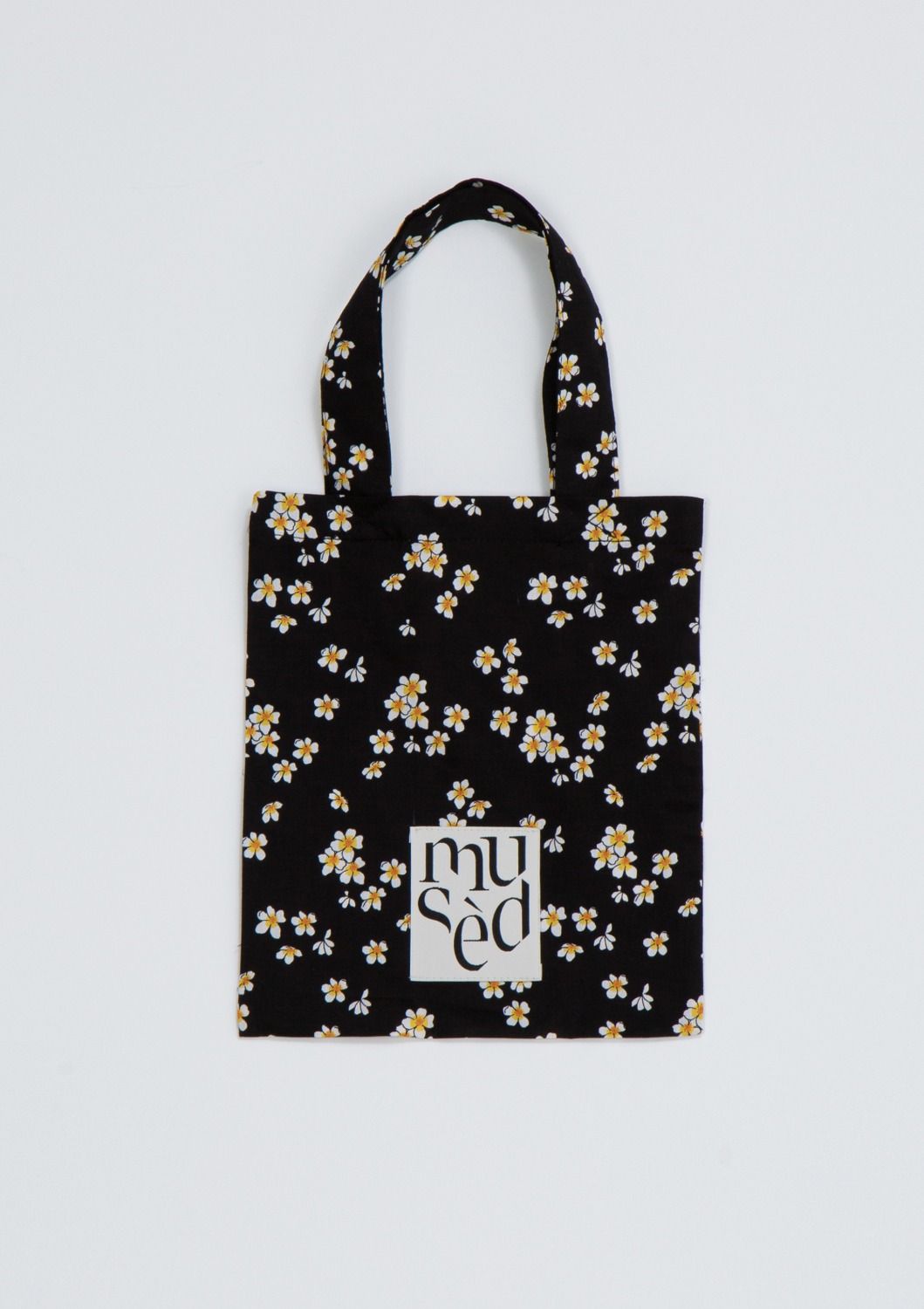 Mused Mini Bag -  Black Floral Artwork