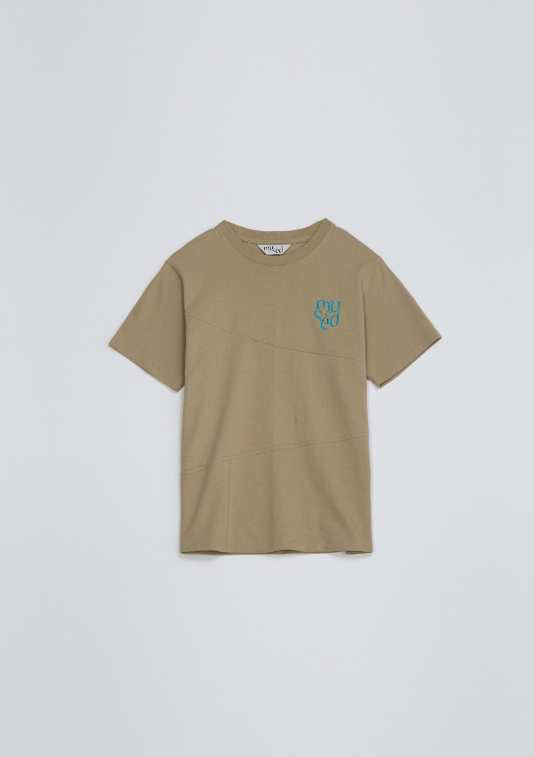 [End Sale][1차 리오더]Mused Seamline T-shirt - Brown