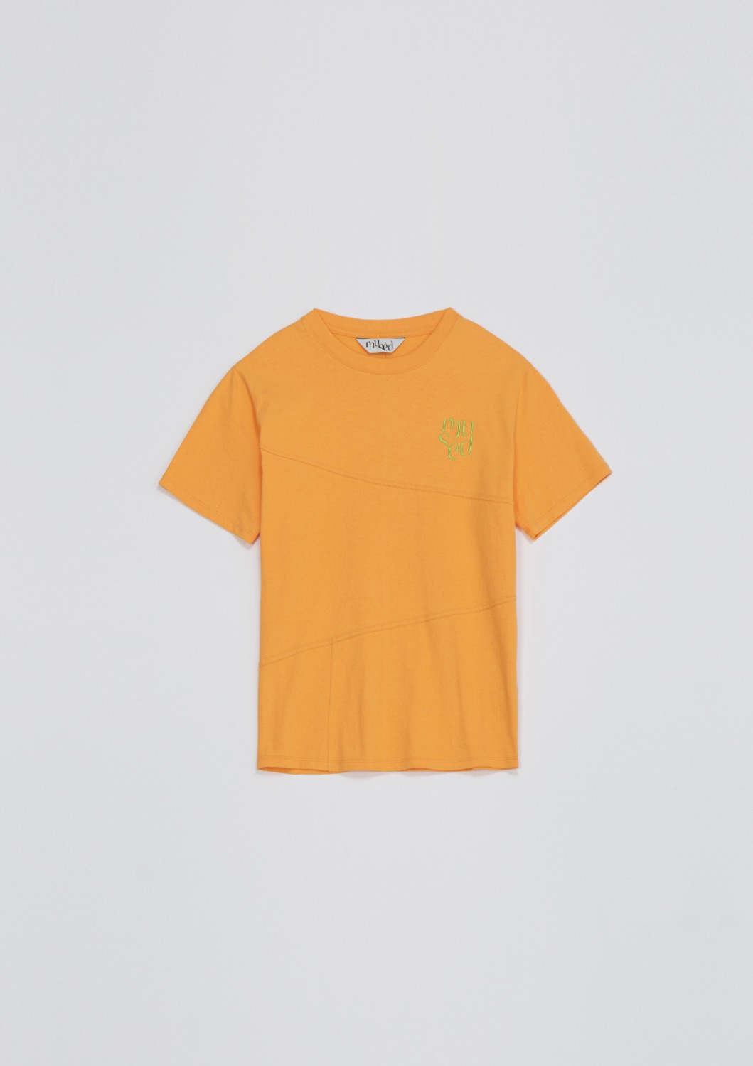 [End Sale][1차 리오더]Mused Seamline T-shirt - Orange