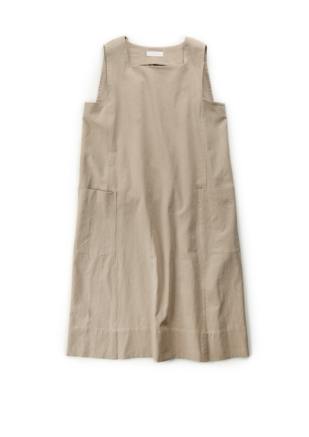 Baiser A-Line Dress - French Natural Linen Cotton