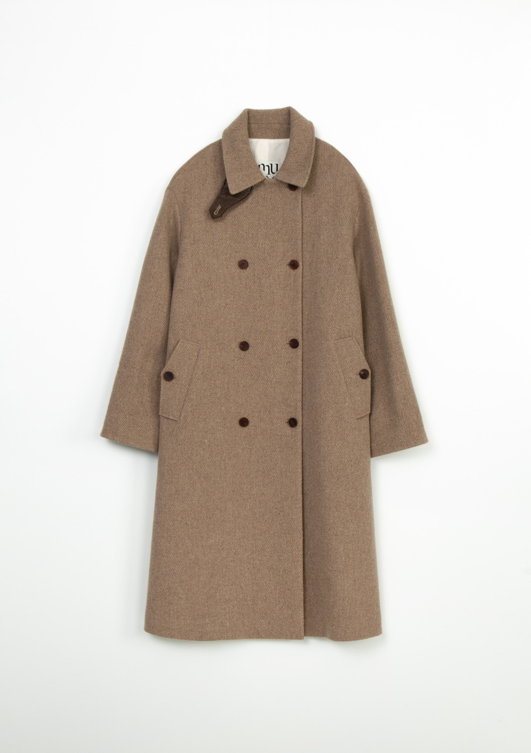[End Sale]Margot wool twill coat - Beige