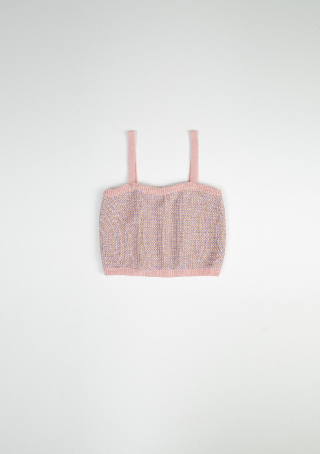 [End Sale]Chouchou knit top - Putty Pink