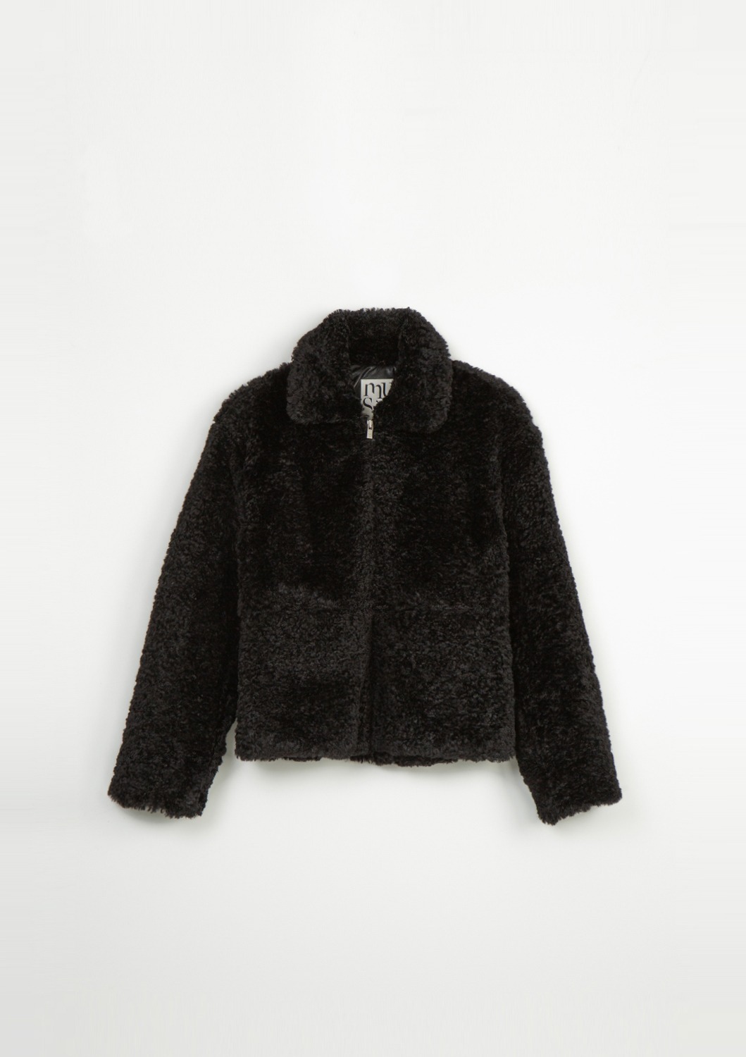 [End Sale]Mused Shearling Jacket - Black