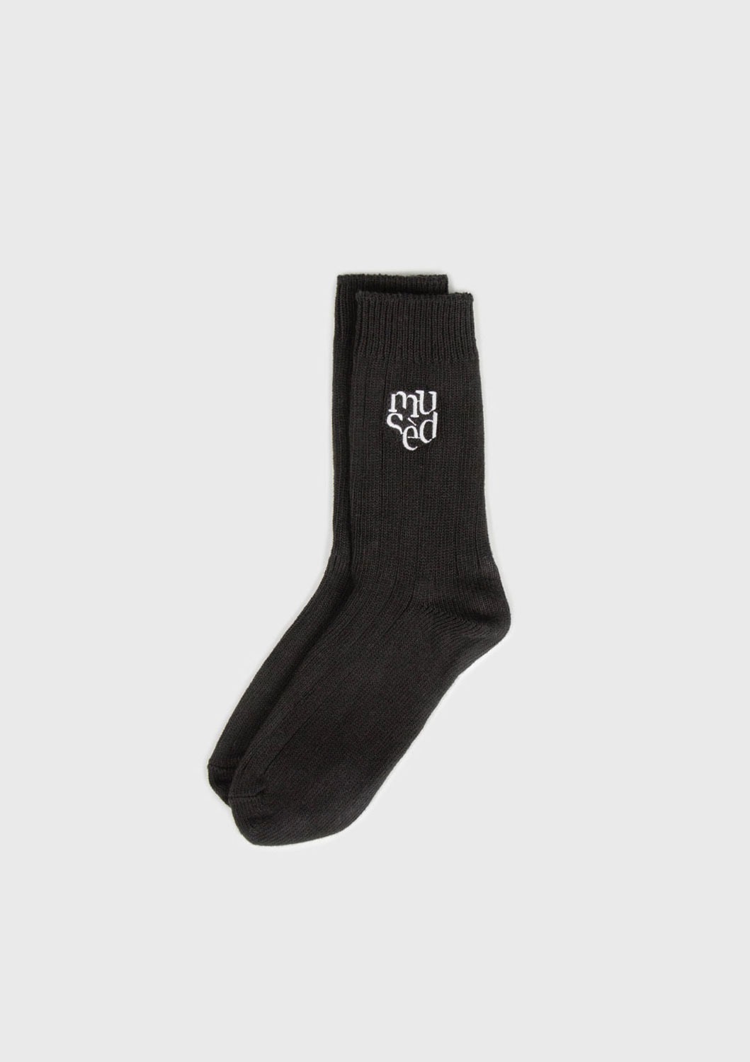 Musèd Logo Socks - Black Cotton