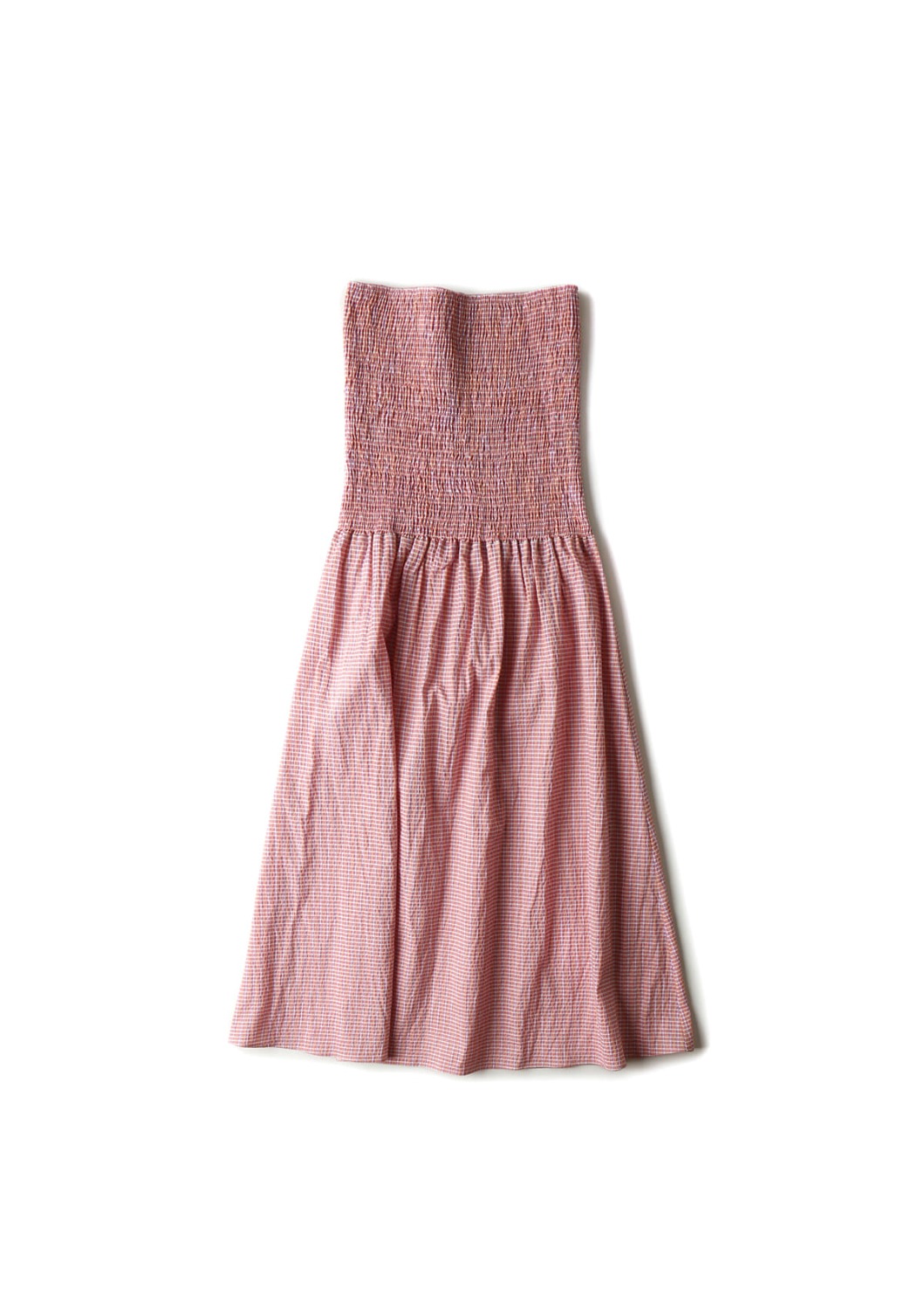 Convertible Dress - Pink Check