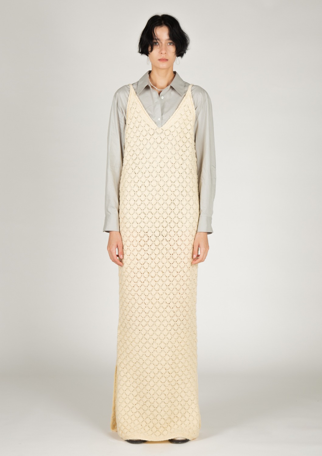 Sunlit Wool Knit Dress - Yellow Moon