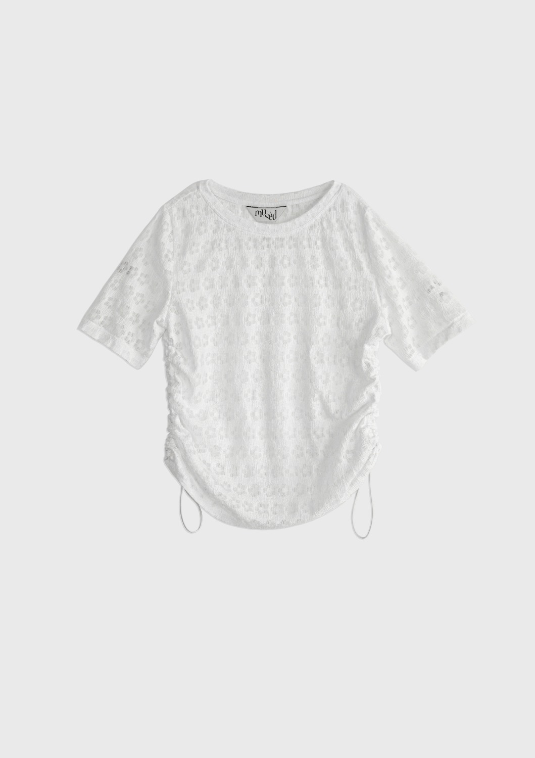 Mused Floral Sheer Top - Floral White