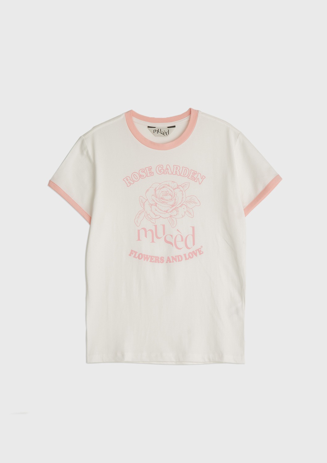 Rose garden T-shirt - White