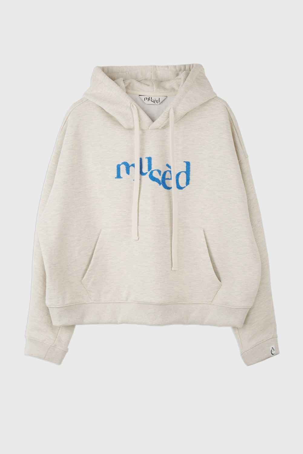 Mused Embroidery Logo Hoodie - Oatmeal