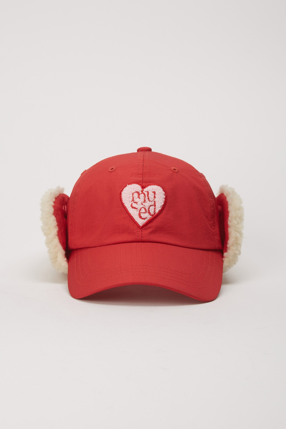 Mused Logo Ear Flap Cap - Red