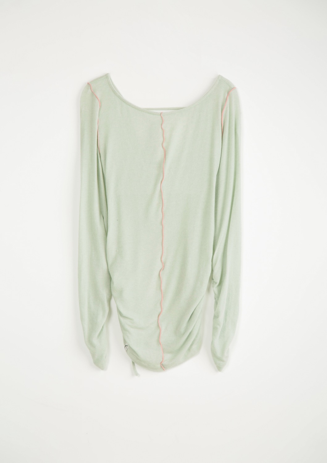Mused Tied Jersey Top - Green