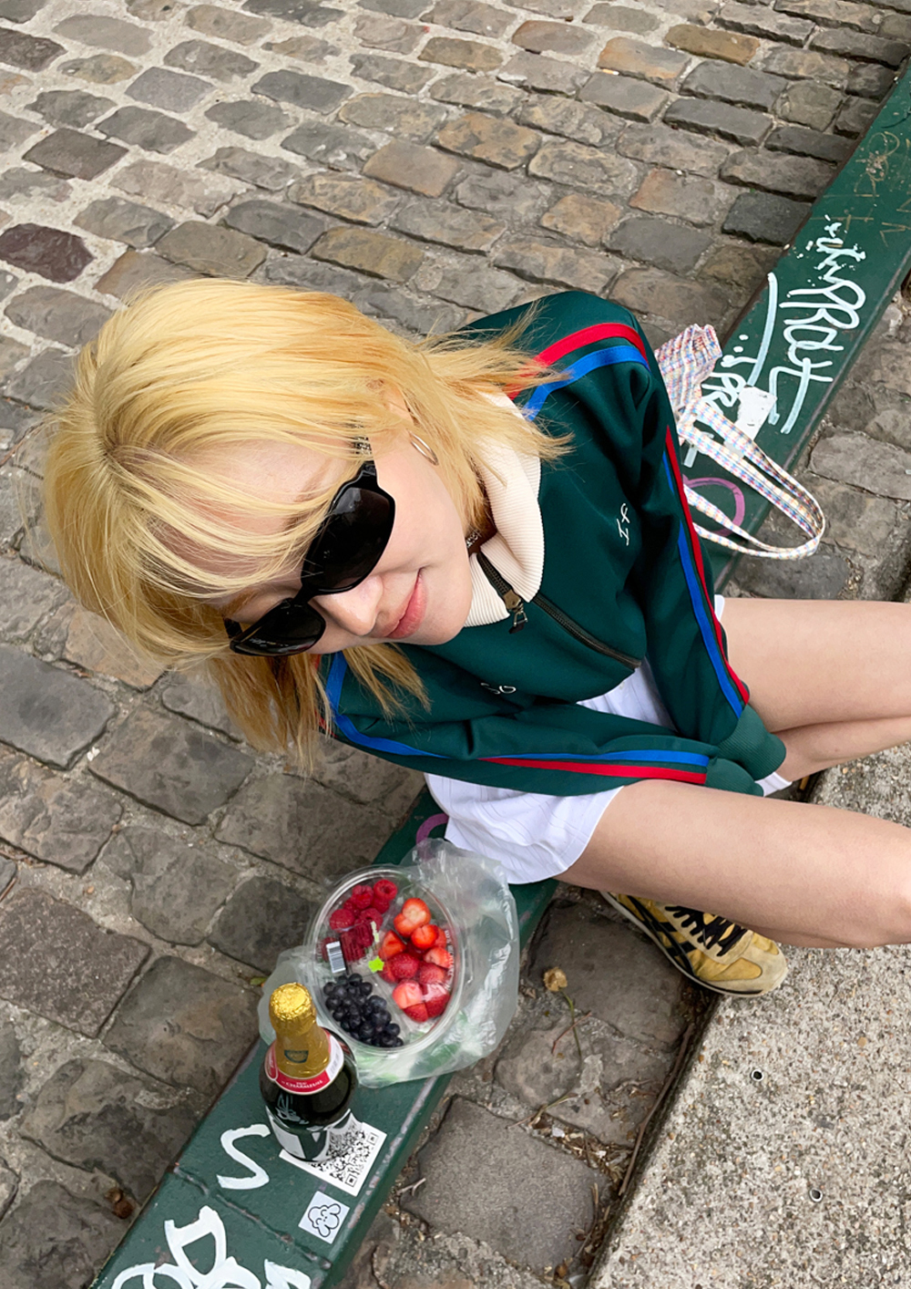 ifso 90&#039;s style Track top (Green) *바로출고*