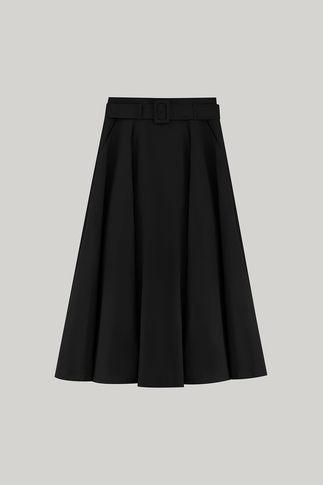 Loreley Flare Wrap Skirt (Black)