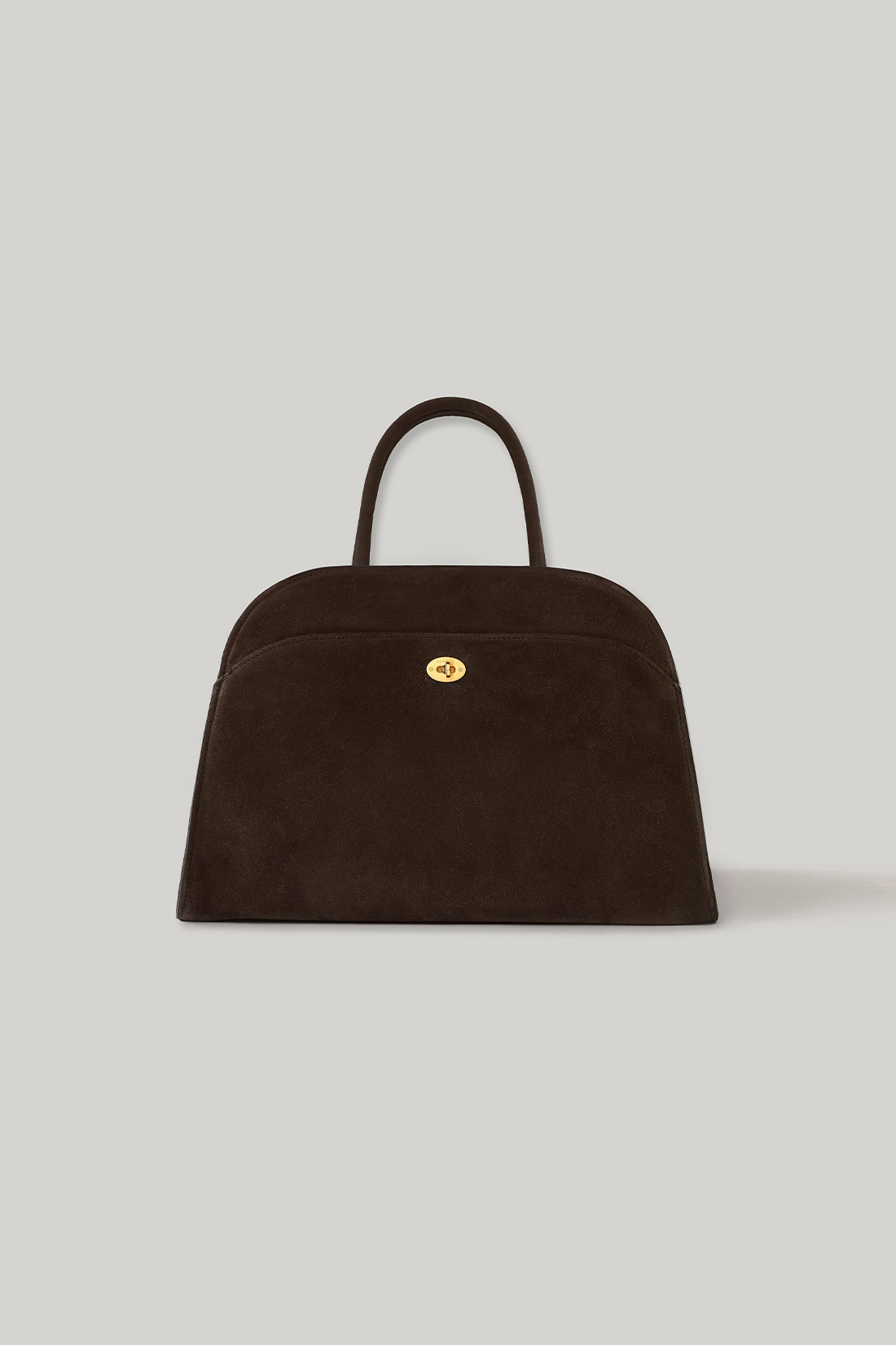 ■ELBORN■ Momet Suede Tote Bag (Brown Suede) 10TH / Momet Suede Tote Bag (Brown Suede) - ELBORN