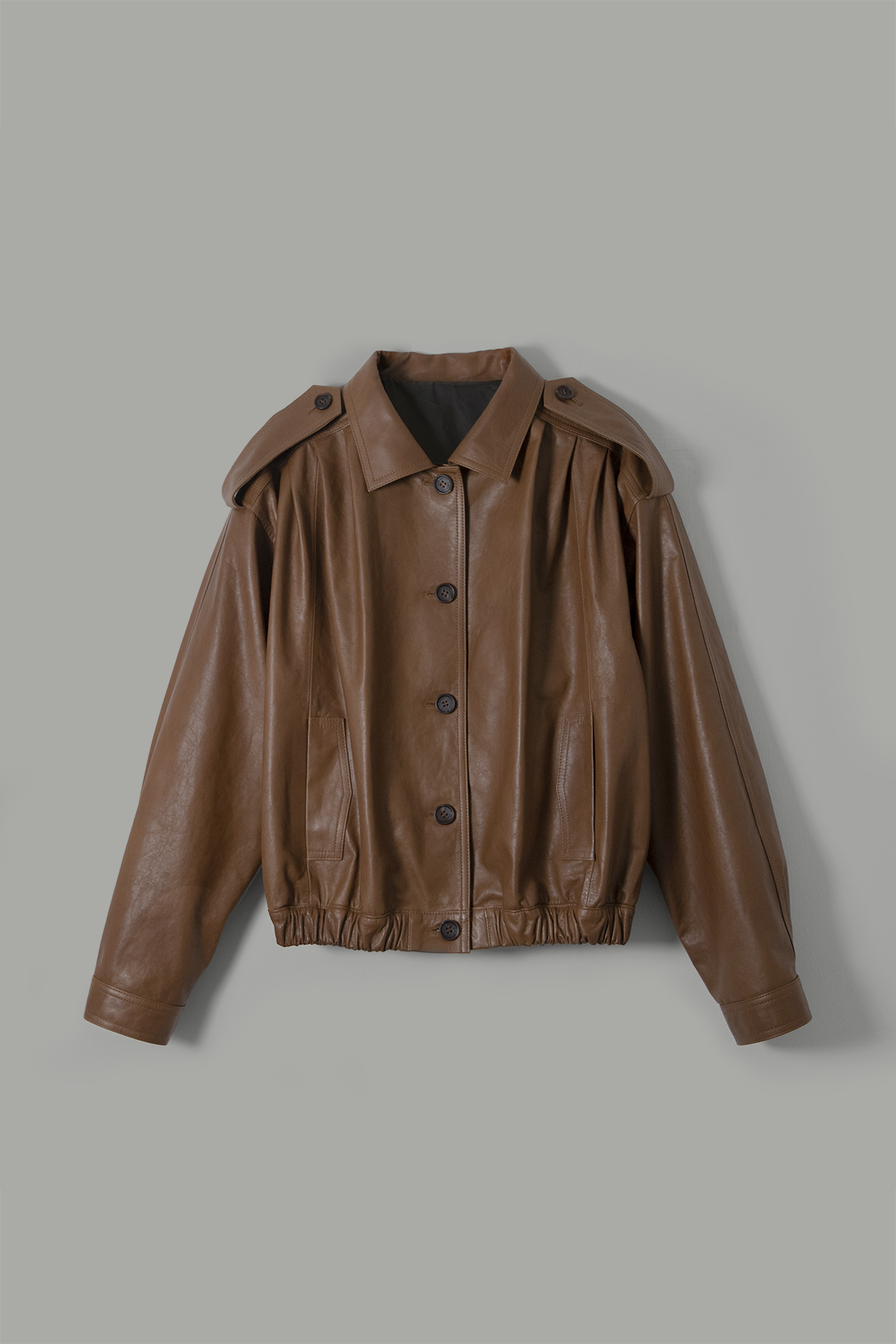 Numero 133: Eddy Leather Bomber Jacket (2 colors)
