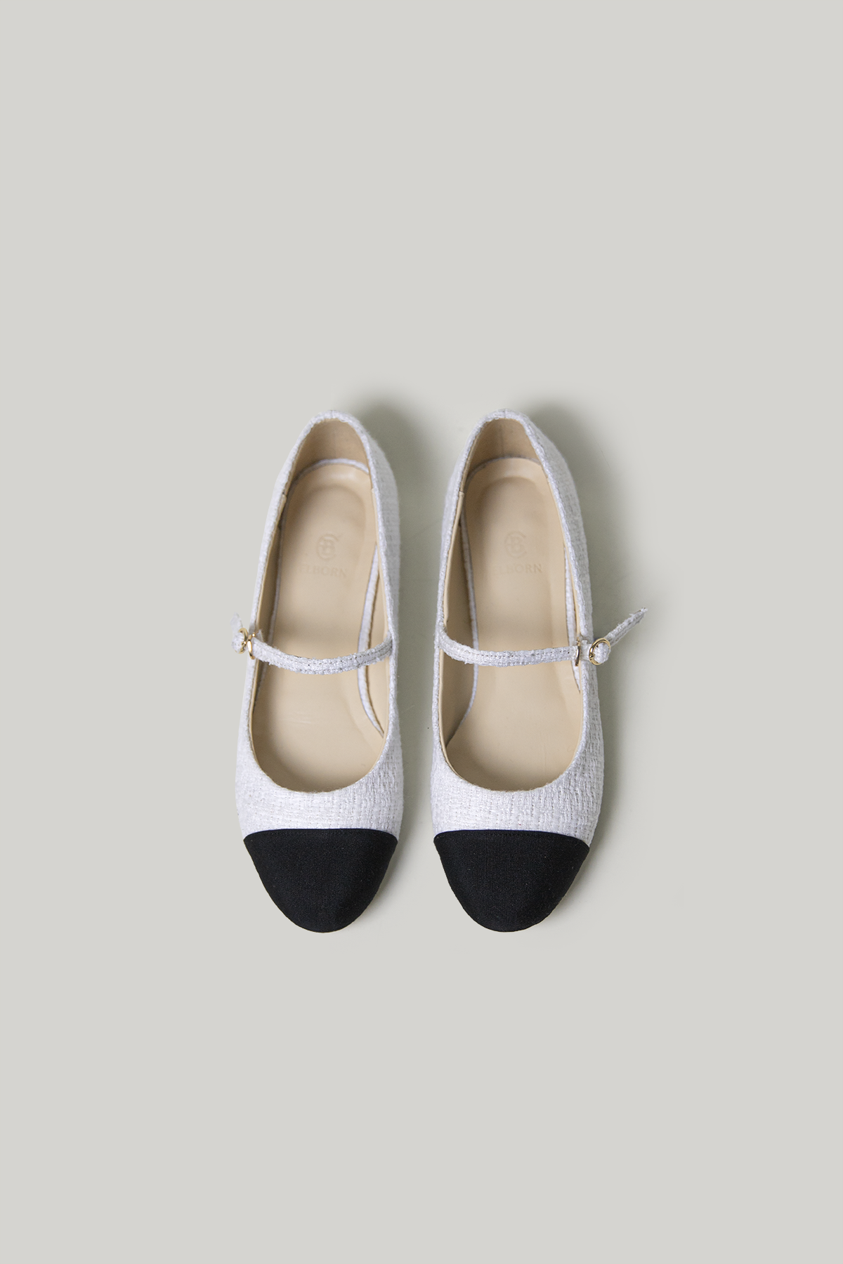 Emma Mary Jane Shoes (Black&amp;White)