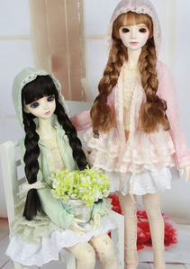 [SD9,13 Girl/GR] Lace Cardigan(pink,mint)