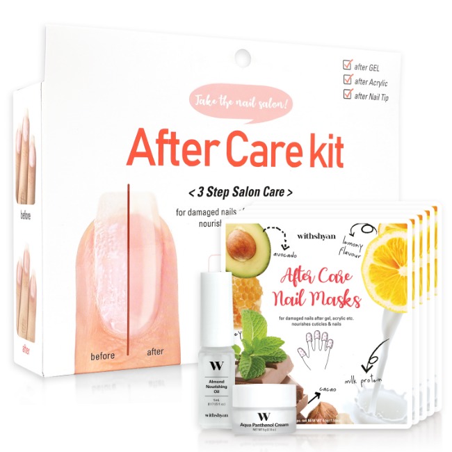 Korean [For damaged Nails due to Gel, Acrylic]Nail Aftercare Kit